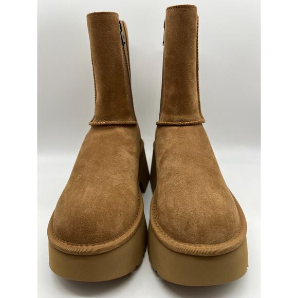 UGG Classic Twin Seam New Heights Boot Chestnut 1158313 Women's Size 7 - Picture 10 of 16